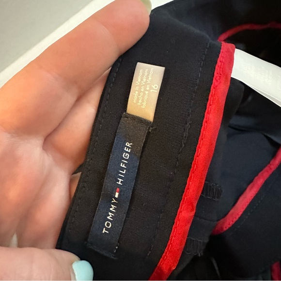 NWT Tommy Hilfiger Princeton Slim Ankle Navy Slacks - Picture 4 of 4